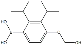 3-iso-Propylformatyl-phenylboronicacid Struktur