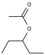 1-ethylpropyl acetate Struktur