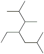 2,3,6-trimethyl-4-ethylheptane Struktur