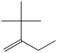 3,3-dimethyl-2-ethyl-1-butene Struktur