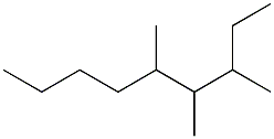 3,4,5-trimethylnonane Struktur