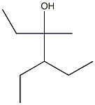 3-methyl-4-ethyl-3-hexanol Struktur