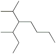 3-methyl-4-isopropyloctane Struktur