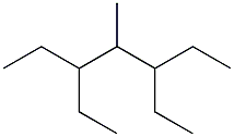 4-methyl-3,5-diethylheptane Struktur