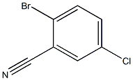 5-CHLORO-2-BROMOBENZONITRILE Struktur