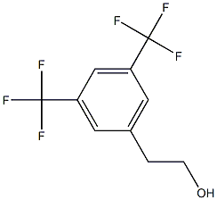 (S) 3,5-BIS TRIFLUOROMETHYLPHENYLETHANOL Struktur