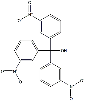 tris(3-nitrophenyl)methanol Struktur