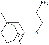 2-[(3,5-DIMETHYL-1-ADAMANTYL)OXY]ETHYLAMINE Struktur