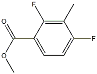 2,4-DIFLUORO-3-METHYLBENZOICACID METHYL ESTER Struktur