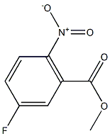 3-FLUORO-6-NITROBENZOIC ACID METHYL ESTER Struktur