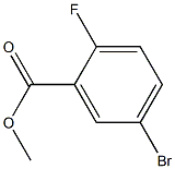 5-BROMO-2-FLUOROBENZOIC ACID METHYL ESTER Struktur