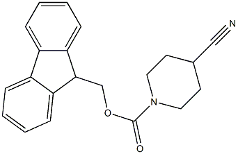 1-FMOC-4-CYANOPIPERIDINE Struktur