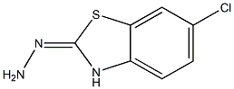 6-CHLORO-2(3H)-BENZOTHIAZOLONEHYDRAZONE Struktur