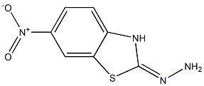 6-NITRO-2(3H)-BENZOTHIAZOLONEHYDRAZONE Struktur