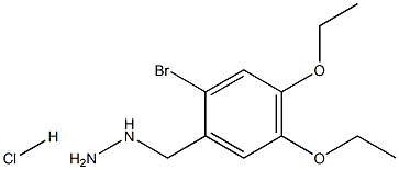 (2-BROMO-4,5-DIETHOXYBENZYL)HYDRAZINE HYDROCHLORIDE, , 結(jié)構(gòu)式