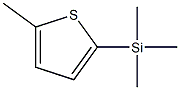 2-(TRIMETHYLSILYL)-5-METHYLTHIOPHENE 96% Struktur