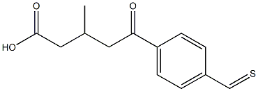 3-METHYL-5-OXO-5-(4-THIOMETHYLPHENYL)VALERIC ACID 95% Struktur