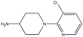 4-AMINO-1-(3-CHLORO-2-PYRIDYL)PIPERIDINE Struktur