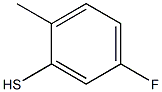 5-FLUORO-2-METHYLTHIOPHENOL 97% Struktur