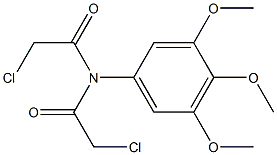 2-CHLORO-N-(CHLOROACETYL)-N-(3,4,5-TRIMETHOXYPHENYL)ACETAMIDE Struktur