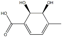 (2R,3S)-1-CARBOXY-2,3-DIHYDROXY-4-METHYLCYCLOHEXA-4,6-DIENE 95% Struktur