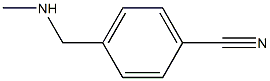 4-[(METHYLAMINO)METHYL]BENZONITRILE Struktur