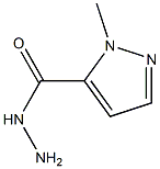 1-METHYL-1H-PYRAZOLE-5-CARBOHYDRAZIDE Struktur