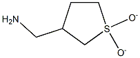 (1,1-DIOXIDOTETRAHYDROTHIEN-3-YL)METHYLAMINE Struktur