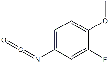 2-FLUORO-4-ISOCYANATO-1-METHOXYBENZENE Struktur