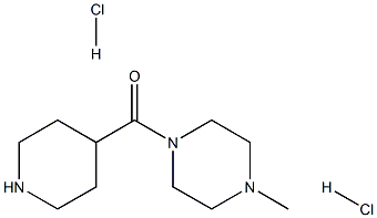 (4-METHYLPIPERAZIN-1-YL)PIPERIDIN-4-YL-METHANONE DIHYDROCHLORIDE, 95+% Struktur