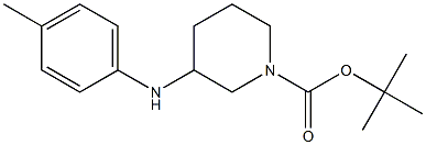 1-Boc-3-p-tolylamino-piperidine Struktur