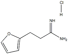 3-Furan-2-yl-propionamidine HCl Struktur