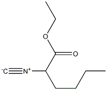 ETHYL,5-METHYL-2-ISONITRILO PENTANOATE Struktur