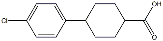 4-(4-CHLOROPHENYL)CYCLOHEXANE-1-CARBOXYLIC ACID Struktur