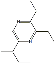 2,3-DIETHYL-5-SEC-BUTYLPYRAZINE Struktur