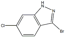 3-BROMO-6-CHLOROINDAZOLE Struktur