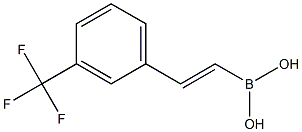 (E)-2-(3-TRIFLUOROMETHYLPHENYL)ETHENYL-1-BORONIC ACID Struktur