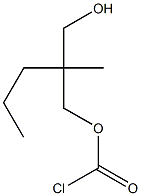 2-METHYL-2-PROPYL-3-HYDROXYPROPYLCHLOROCARBONATE Struktur