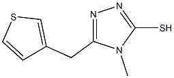 4-METHYL-5-(THIEN-3-YLMETHYL)-1,2,4-TRIAZOLE-3-THIOL Struktur