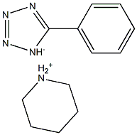 5-PHENYL-1H-TETRAZOLE-PIPERIDINIUM SALT Struktur