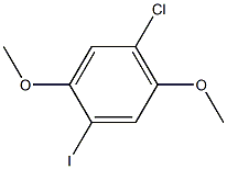 2,5-DIMETHOXY-4-CHLOROIODOBENZENE Struktur