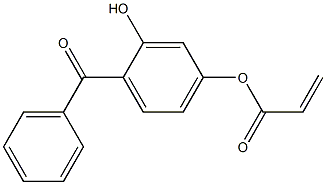 2-HYDROXY-4-ACRYLOXYBENZOPHENONE Struktur