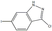 3-CHLORO-6-IODOINDAZOLE Struktur