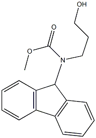 3-(9-FLUORENYLMETHOXYCARBONYLAMINO)PROPAN-1-OL Struktur