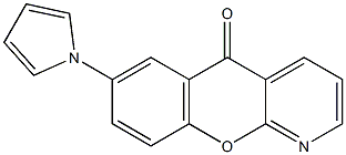 7-(1H-pyrrol-1-yl)-5H-chromeno[2,3-b]pyridin-5-one Struktur