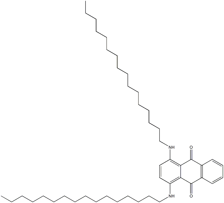 1,4-di(hexadecylamino)-9,10-dihydroanthracene-9,10-dione Struktur