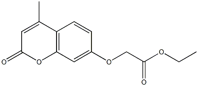 ethyl 2-[(4-methyl-2-oxo-2H-chromen-7-yl)oxy]acetate Struktur