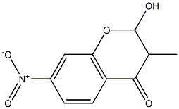 2-hydroxy-3-methyl-7-nitrochroman-4-one Struktur