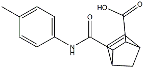 3-(4-toluidinocarbonyl)bicyclo[2.2.1]hept-5-ene-2-carboxylic acid Struktur