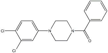 [4-(3,4-dichlorophenyl)piperazino](phenyl)methanone Struktur